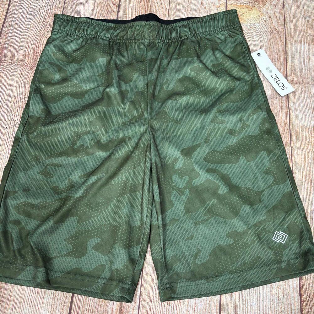Zelos Men's Large Camouflage Athletic Shorts NWT